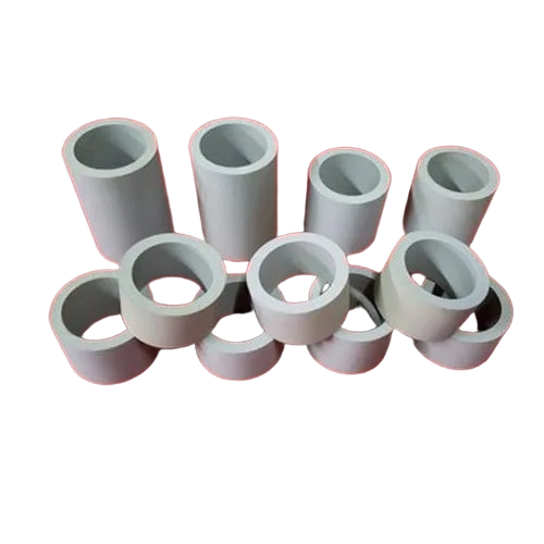 White Rubber Cots - Durable Fine Finished White Rubber, Single Row | Industrial Use, Round Shape