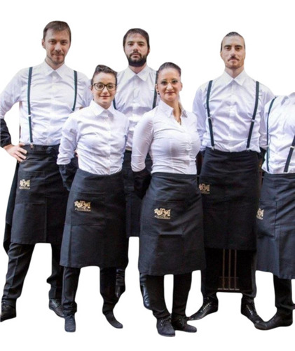 Catering Uniform - Poly Cotton Standard Size Black & White | Lightweight Breathable Washable Set