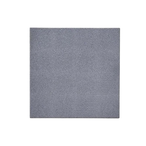 Grey Rubber Tile - Durable Rubber, Customized Size, Gray, Polished Surface, Rectified Edge, Interior Floor Tiles