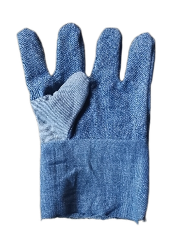 Jeans Safety Gloves - Durable Denim, Blue | Tear Resistant, Washable, Strong Grip, Comfortable, Unisex
