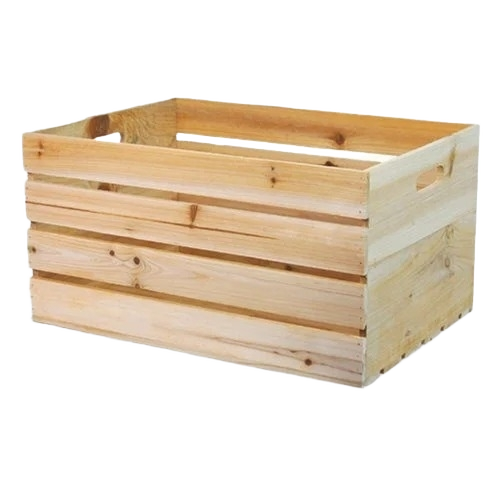 Pinewood Wooden Storage Open Crate