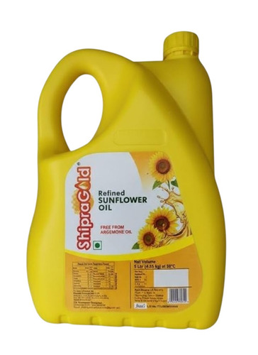 Sun Flowers Refined Oil - Sunflower 5 Liter | Refined Grade A Cooking Use Industrial Application 1 Year Shelf Life