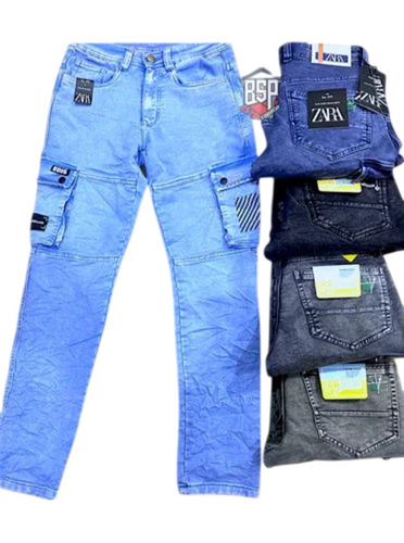 Men Cargo Jeans 