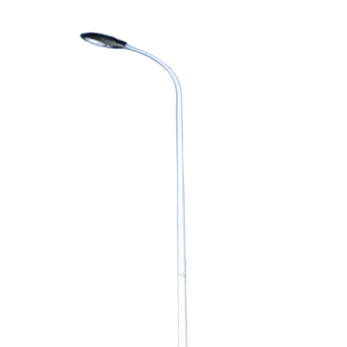 Gi Street Light Poles - Aluminium 6m Dual-Arm Tubular Pole, Cool White Outdoor Lighting
