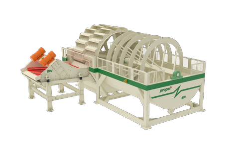 Sand Washing Machine - Material: Steel