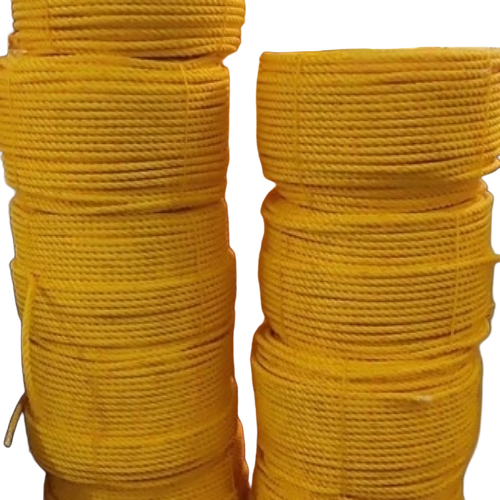 12Mm Twisted Rope - Color: Yellow