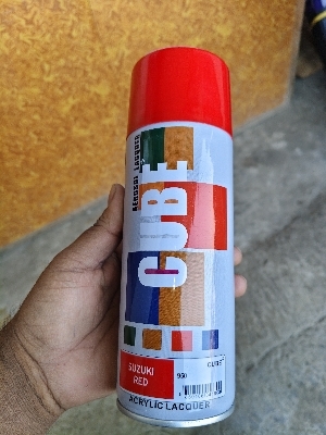 Cube Spray Paint 950 Ml - Acrylic Liquid, 950 Ml, Vivid Colors | Quick Drying, High Gloss, Rust Proof, Weather Resistant