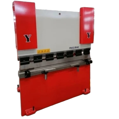 Plate Bending Machine - Mild Steel, 5000mm Length, Red and White | 500 Ton Capacity, Hydraulic, Automatic, Three Phase, 415 Volt