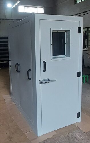 Acoustic Enclosure - Metallic Standard Size, White | Durable, 1 Year Warranty, Industrial Use