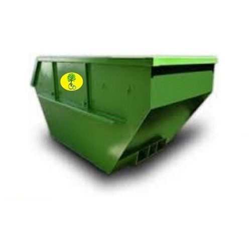 Industrial Scrap Garbage Bins - Steel Standard Size Green | Eco Friendly Durable Waste Storage