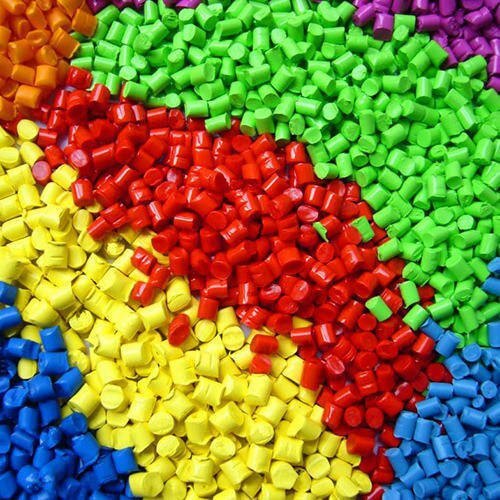 Colorful Plastic Granules - Plastic, Multicolor, Granule Form | Eco Friendly, A Grade, Bag Packaging, Industrial Use