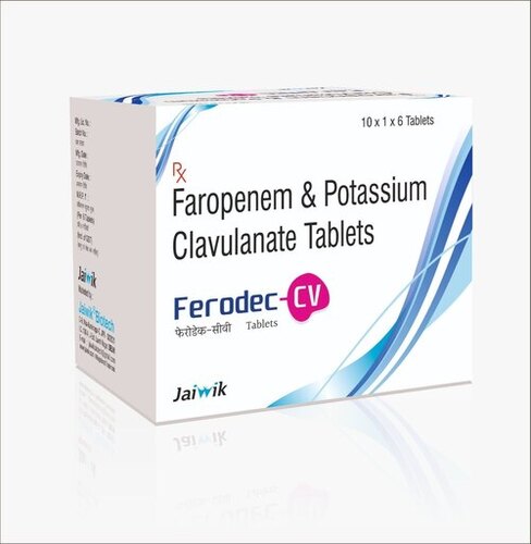 Faropenem & Potassium Clavulanate Tablets - Strip Pack Good Quality | A Grade Tablet Dosage Hospital Use Store Dry Place
