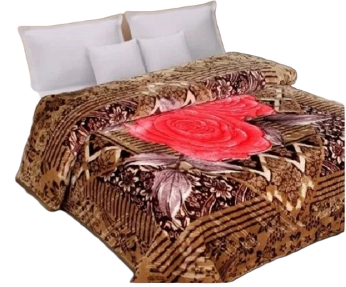 Mink Printed Blanket For Double Bed - Age Group: Adults