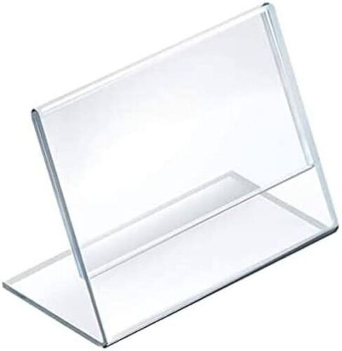 Acrylic Sign Holder L Shape Name Plate