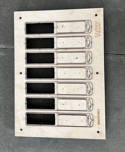 Blister Laser Cutting Die - Wood Standard Size, Light Brown | Durable, Industrial Use, New Condition