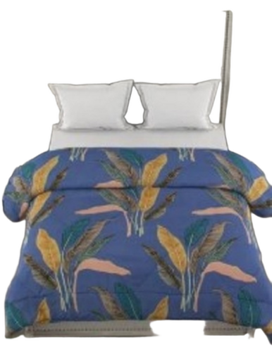 Cotton Bed Comforter - Pattern: Printed