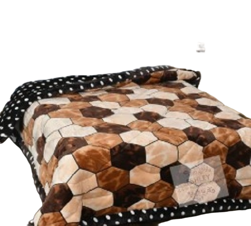Double Bed Quilt - Pattern: Printed