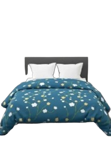 Flower Printed Quilt - Size: Full