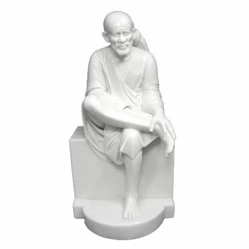 Saibaba White Marble Statue