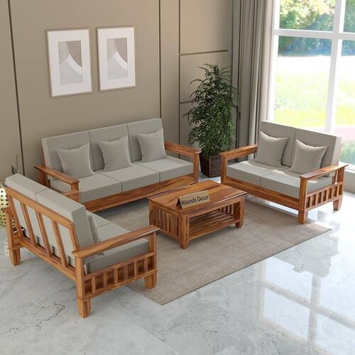 Stylist Wooden Sofa Set