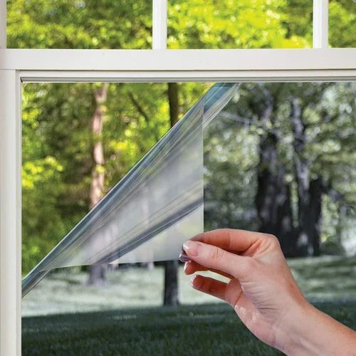 Window Film Roll - Vinyl Standard Size, Light Transparency | Eco Friendly, Good Condition, Long Lasting