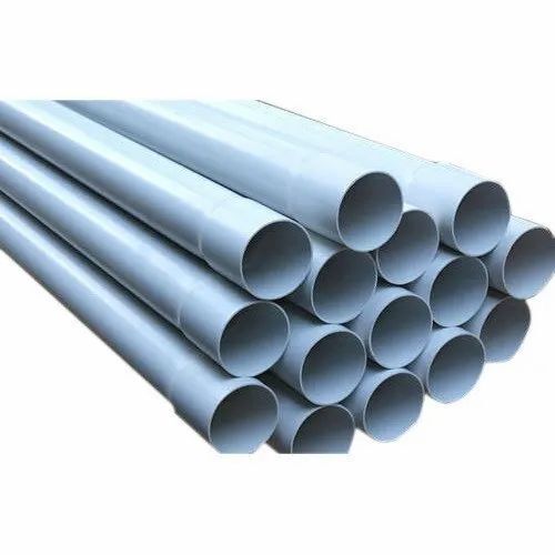 Good Quality PVC Pipes - PVC Material, Gray Color, Round Shape, A Grade, Corrosion Resistant, Durable