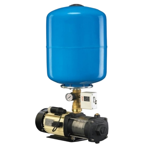 Pressure Booster Pump - Steel Material, Custom Size, Blue, 2 HP, 5 Bar, 220 Volt, Industrial Water Usage