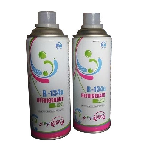 R134a Refrigerant Gas - 450 gm Can Good Condition | Air Conditioning High Pressure 99.99% Purity