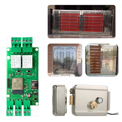 Smart Lock Controller With Electronic Lock Support - Color: Gray