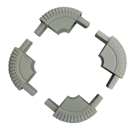 Supper Nova Plastic Corner - Plastic, Standard Size, Light Gray | Rigid, Eco Friendly, Long Lasting