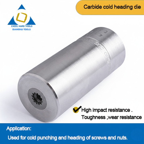 Carbide Cold Heading Die - Tungsten Carbide, Silver, High Impact Resistance, Wear Resistant