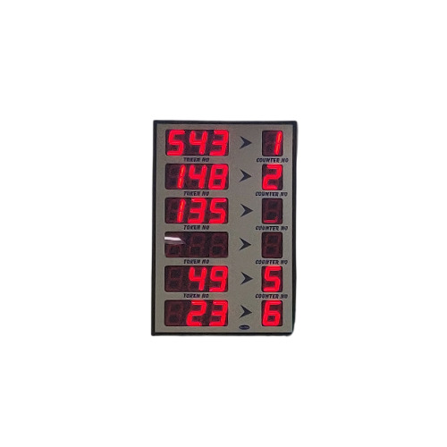 Led Queue Management System For Billing And Registration Counters - Warranty: 1 Year