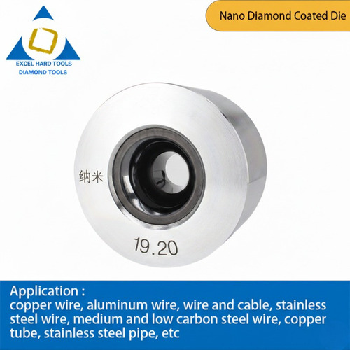 Nano Diamond Coated Drawing Die - Color: Silver