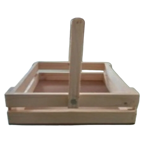 Rectangle Wooden Hamper Basket