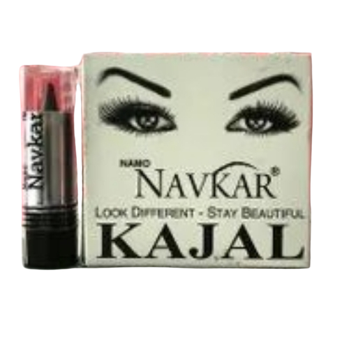 Lip Stick Kajal - 5 gm Tube, Strawberry Satin Finish | Water-Resistant, Herbal, Smooth Texture