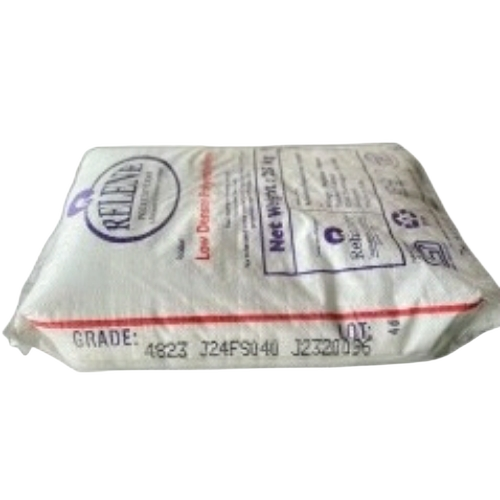 Relene Ldpe J24fs040 Granules - LDPE, 25 Kg, White, MFI 4.0 g/10 min, Elongation 250% | Grade A, Industrial Bag Packaging