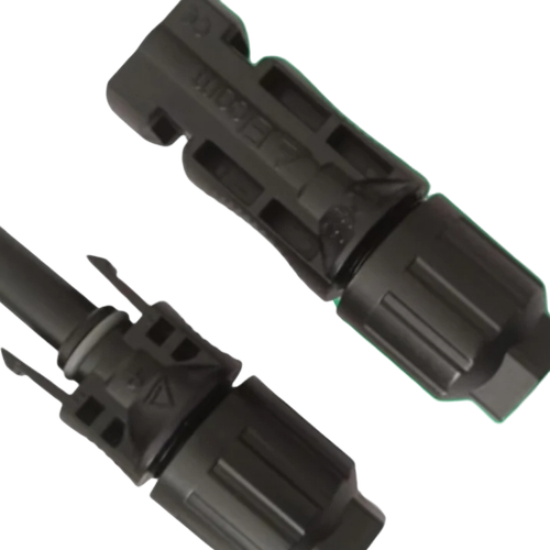 Elcom Mc4 Connector - ABS Material, Black Jacket, 6V 1500V, 30 Amp, Industrial Use