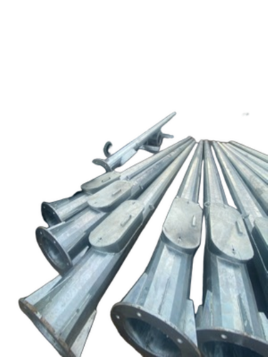 High Mast Poles - Color: Galvanised