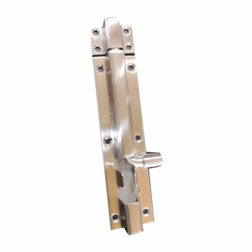 Stainless Steel Flush Tower Bolt - SS 202, 6 Inch, Chrome, 12mm Rod Thickness | Screw-In Installation, Multicolor, Door & Window Use