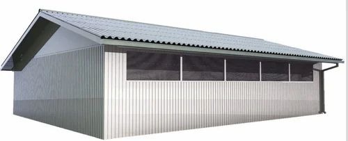 Portable Industrial Prefabricated Shelter Service - Mild Steel and Stainless Steel Silver Color Galvanised Steel Roof | For Hotel Restaurant Office Warehouse Use