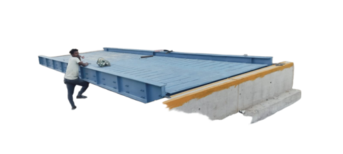 80 Tons Pitless Weighbridge - Metal, Custom Size, Various Colors, 220-440V | User Friendly, Tested Performance