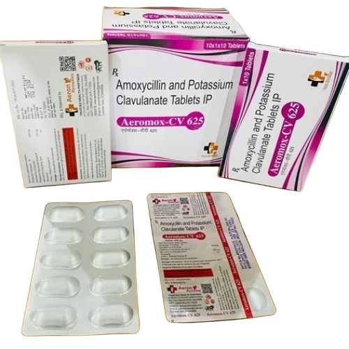 Amoxicillin Potassium Clavulanate 625 mg - Alu Alu Strip 10x1x10, Room Temperature Storage