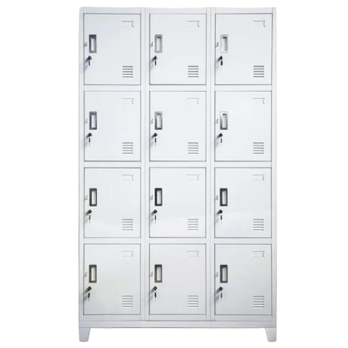 Hinged MS Office Storage Locker - MS, Silver, Rectangular | Durable, Corrosion Resistant, Rust Proof