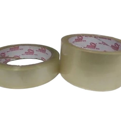 Plain Bopp Tape - Single Sided Roll, White | Durable, Water Resistant, Eco Friendly Packaging Tape