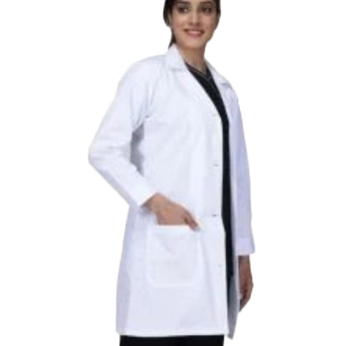 White Medical Apron