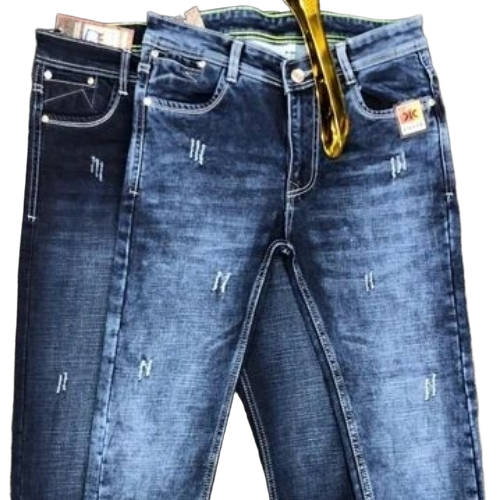 Blue Color Mens Denim Jeans - Denim, Dark & Light Blue, Slim & Straight Fit, Washed, Breathable, No Fade, Cool Dry