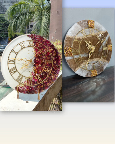 Floral clocks (Original dried flowers)