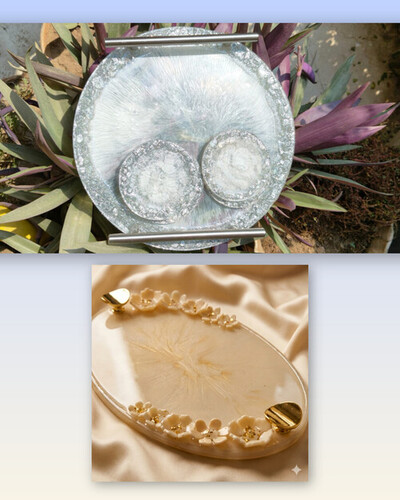 Resin tray