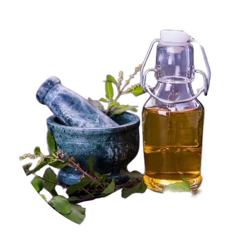 Shyma Basil Oil - Refined Leaves Herb Extract, Herbal Aroma for Relaxation and Wellness