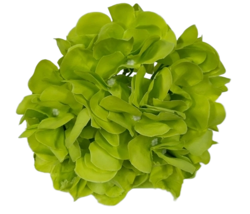 54 Petals Green Hydrangeas Velvet Artificial Flower - Material: Plastic